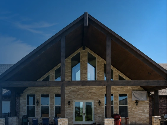 Custom home built by Richardson Homes in Oklahoma